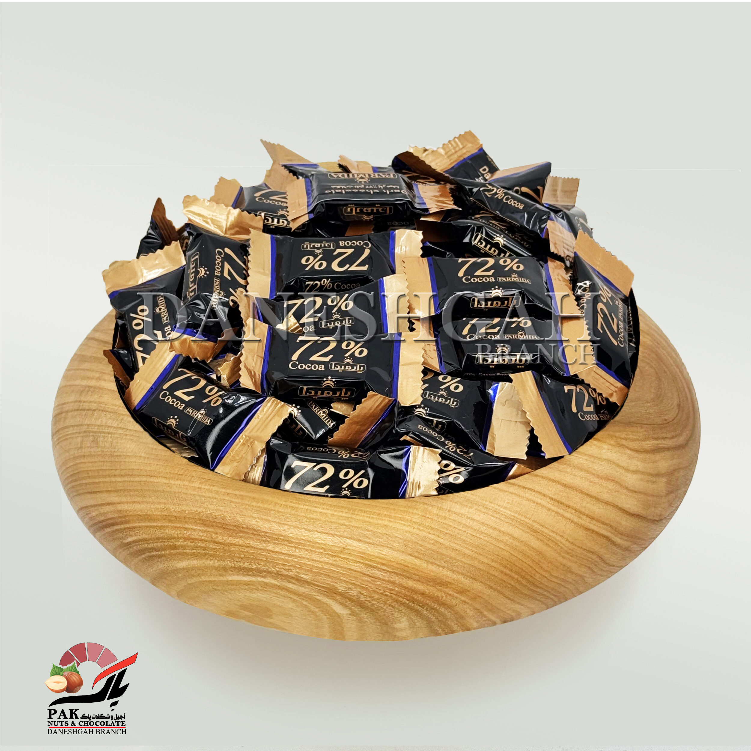 شکلات پارمیدا تلخ ۷۲٪